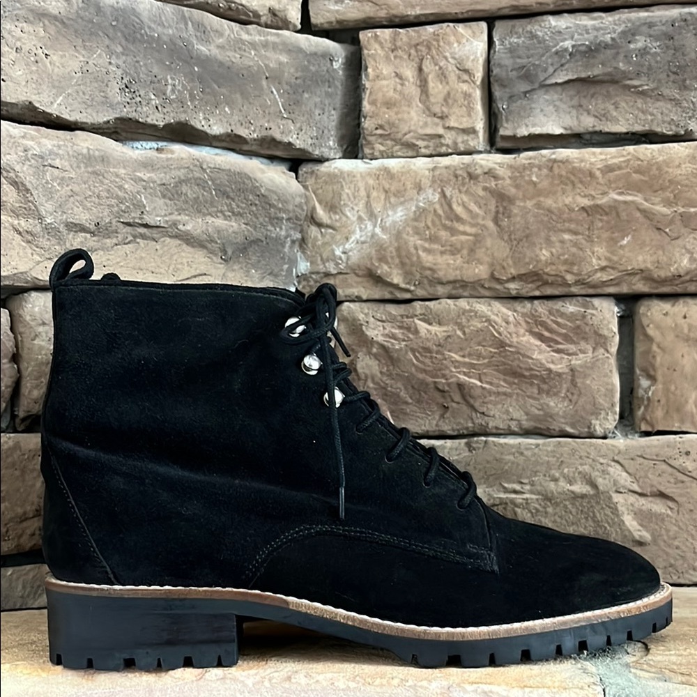 Long Tall Sally Hitch Suede‎ Hiking Boot / Black / SZ 11